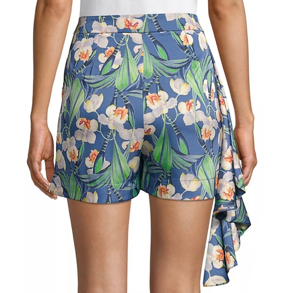 NEW PATBO BLUE FLORAL PRINT SHORTS - Picture 6 of 8